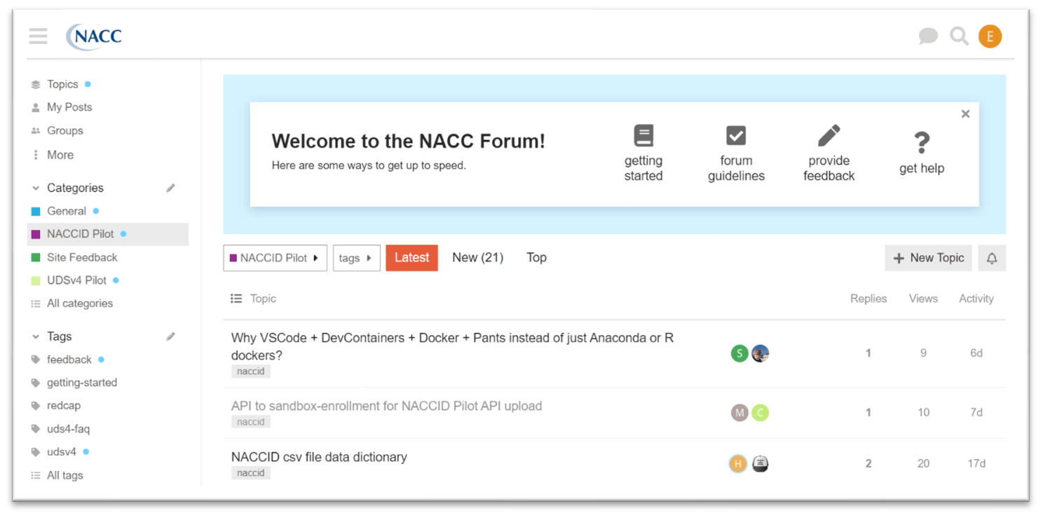 NACC Community Forum